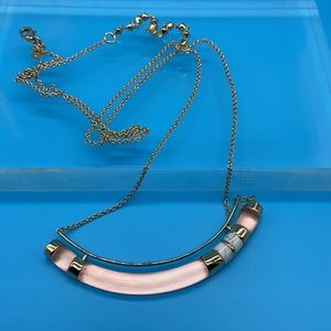 Crescent Color Blocked Necklace